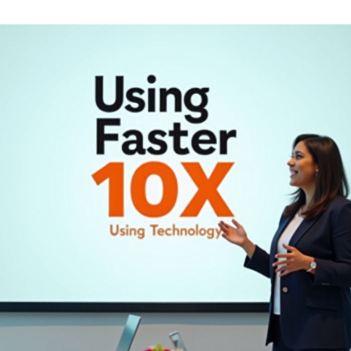 Modern tech office workspace